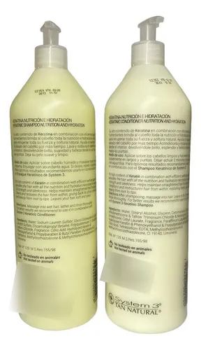 Combo Shampoo Y Acondicionador Keratínico – System 3