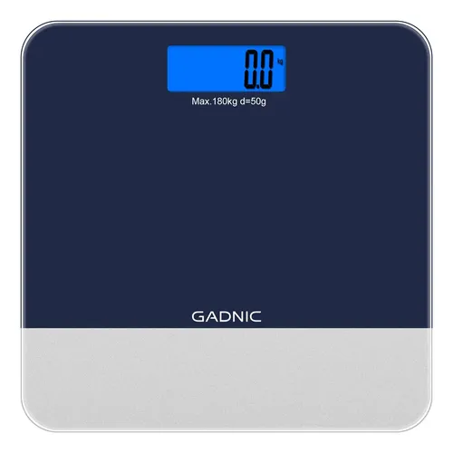 Balanza Digital Gadnic Vidrio Templado Lcd H/ 180 Kg Baño