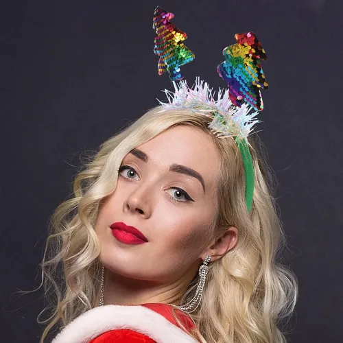 Diadema Navideña Para Sujetar El Pelo, Año Nuevo
