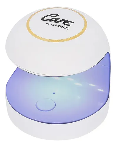 Mini Lampara UV LED Gadnic 5W Para Uñas Sensor Inteligente Conexion Tipo C Portatil Secado Rapido