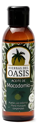 Aceite Corporal De Macadamia Para Masajes Oasis X60cc