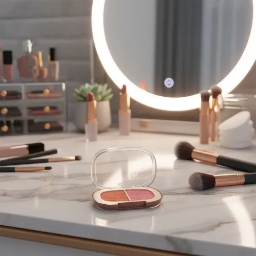 Rubor X 2 Tonos Maquillaje Ushas