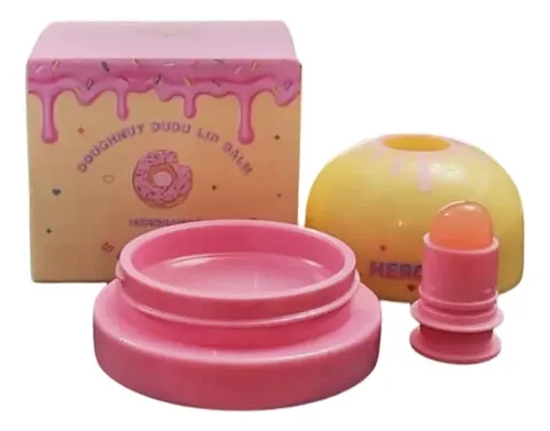 Balsamo Labial Con Mini Pincel De Silicona Dona Herorange
