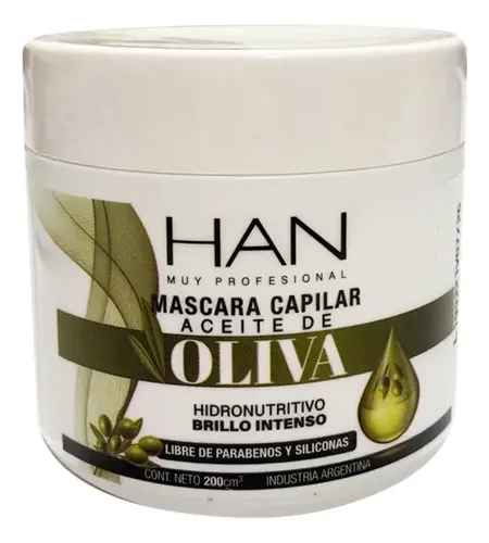 Mascara Capilar Han Con Aceite Oliva 200cm3