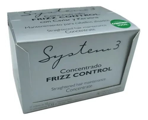 System 3 Ampollas Frizz Control X12 Unidades