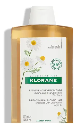 Shampoo Klorane Manzanilla en frasco de 400mL por 1 unidad