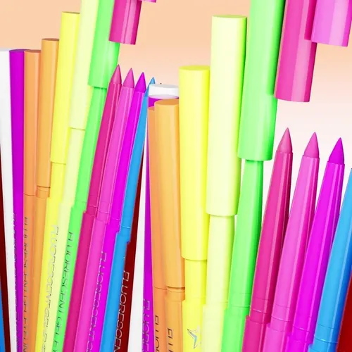 Delineador Neón Uv 12 Colores Bestland