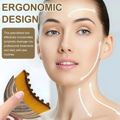 Brocha Masajeadora Facial Para Drenaje Linfático Brush
