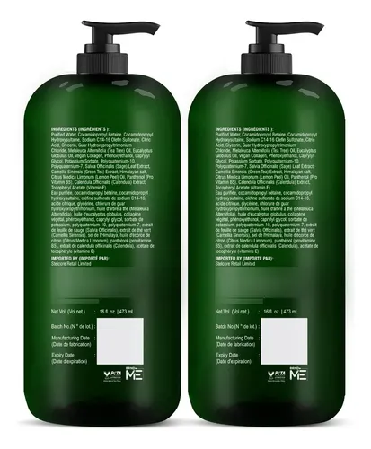 Gel De Baño Majestic Pure Tea Tree, 16 Onzas Líquidas, Paque