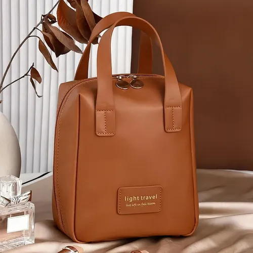 ; `fa Bolsa De Maquillaje Con Cremallera, Gran Capacidad,