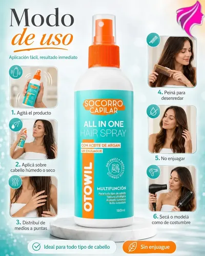 Otowil Socorro Capilar All In One Hair Spray 180ml