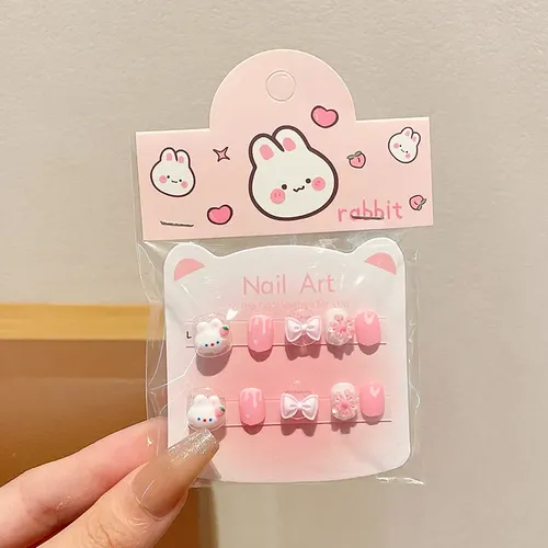 A 5 Pegatinas De Uñas Infantiles Removibles Dibujos -x