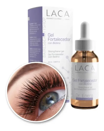Gel Fortalecedor con biotina Dr. Enero Laboratorio Laca para pestañas, cejas y uñas