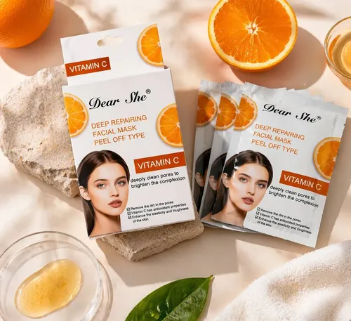 Mascarilla Facial Peel Off Con Vitamina C Dear She