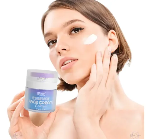 Crema Facial Hidratante Antiarrugas Con Colageno Todo Tipo De Piel Noche
