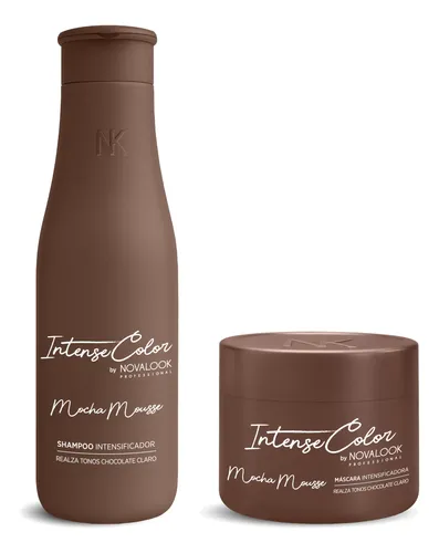Shampoo Novalook Intense Mocha Mousse Intensificador 375 Ml