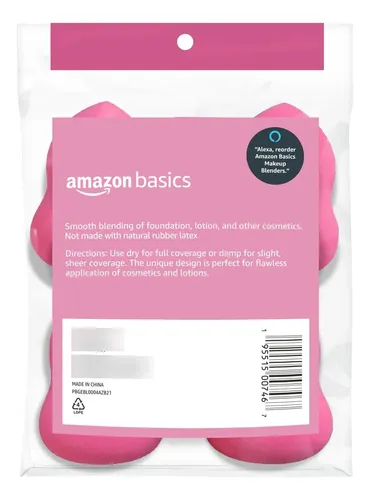 Esponjas Batidoras De Maquillaje Grandes Amazon Basics, Paqu