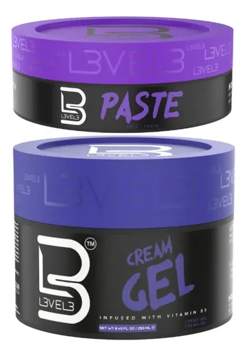 Level 3 Gel En Crema Con Vit B5 250g + Pasta Acabado Mate