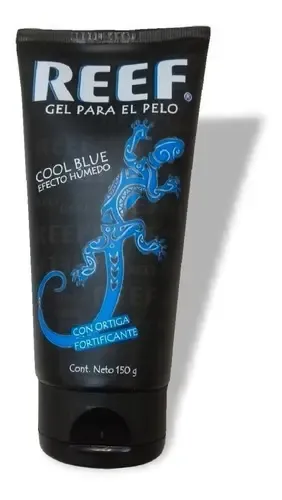 Reef Gel Para El Cabello 150 Grs Cool Blue Y Fijacion Fuerte