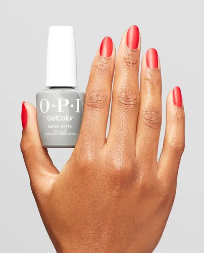 Opi Gel Color Semipermanente Colores A Elección 15ml Super Matte Top Coat