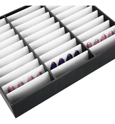 Caja Expositora De Almacenamiento De Uñas Postizas, 33 Cuadr