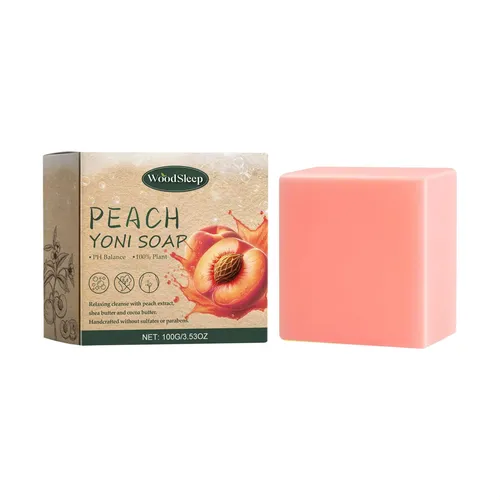 Jabón Woodsleep Natural Con Aroma A Melocotón, Suave Y Profu