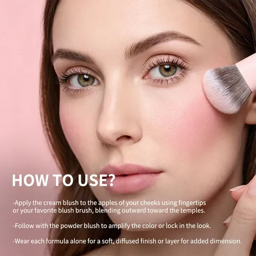 Dúo De Rubor En Polvo Para Mujer, Eyes Lips Face, 4g