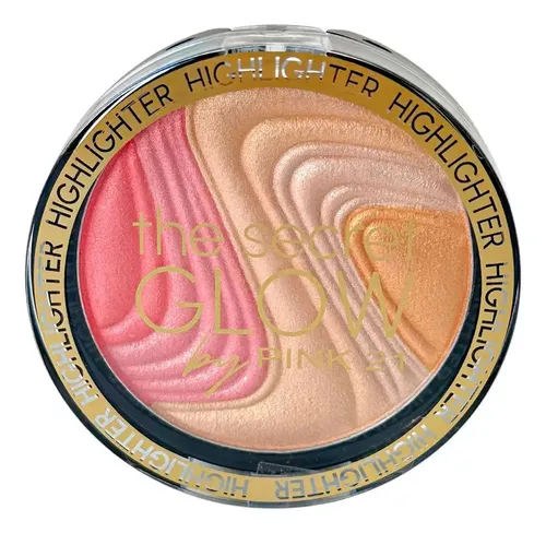 Iluminador En Polvo Brillante Pink21 The Secret Glow Tono 02 9g