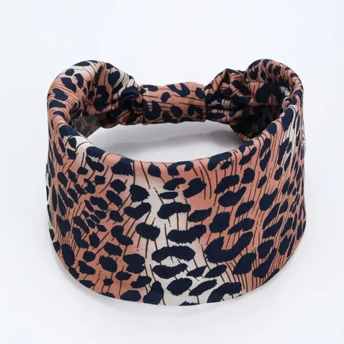 Diademas Deportivas Con Diseño De Leopardo Elástico For ..