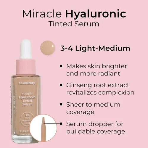 Base Tintada Vegana Mcobeauty 3-4 Light/medium