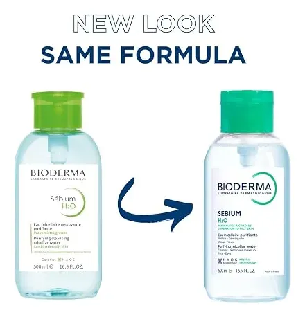 Agua Micelar Bioderma Sebium H2o Limpiador Facial Y