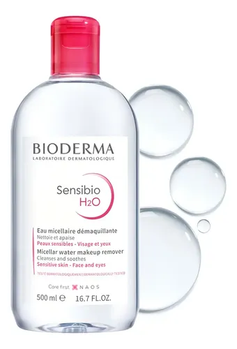 Agua Micelar Bioderma Sensibio H2o P Rosacea Sensible 500 Ml