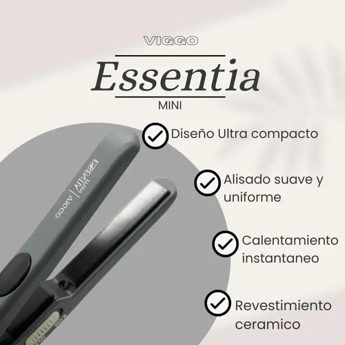Planchita De Pelo Essentia Mini Viggo