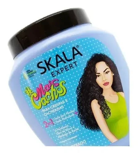 Mascara Capilar Mais Cachos Crema Rulos Vegana Skala X1000g