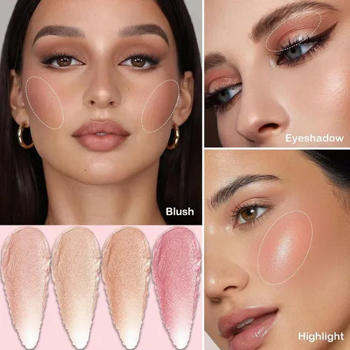 Paleta De Maquillaje 7 Colores Baked – 3 Sombras Neutras +