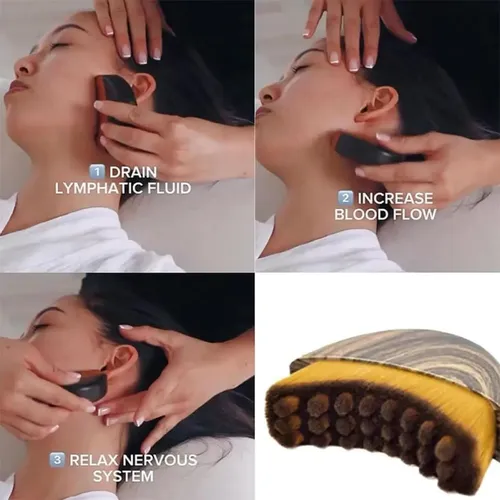 Zx Paquete De 2 Cepillos Para Contorno Linfático Facial Y