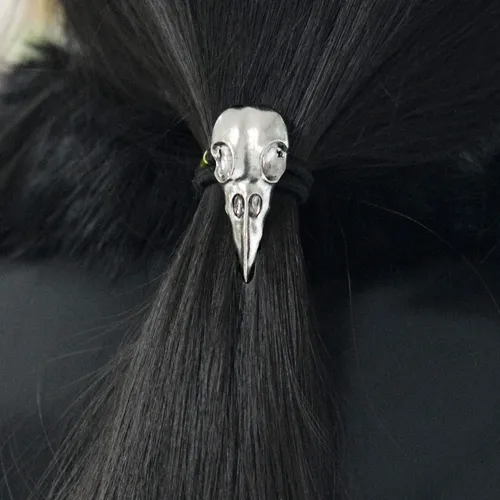 10 Piezas De Liga De Pelo Para Mujer, Cuervo De Aleación