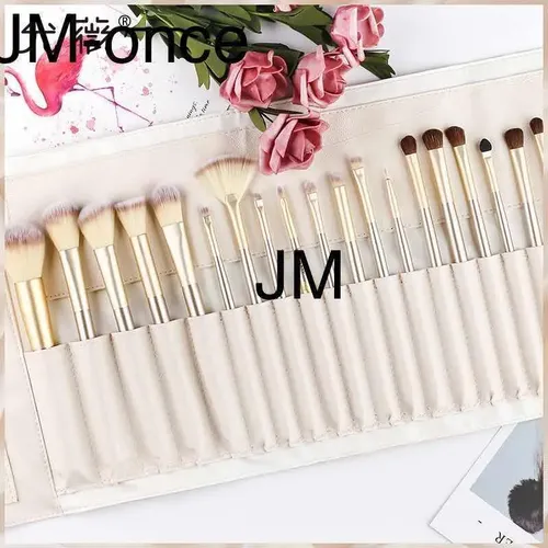 Kit Set 24 Brochas Pinceles Maquillaje Naturales Y Sintetico