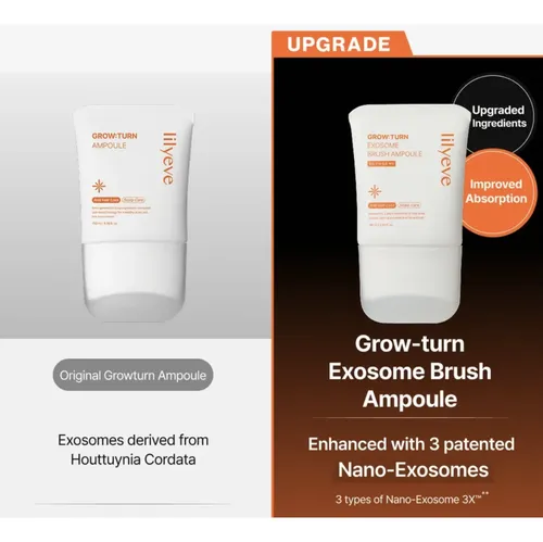 Lilyeve Grow Turn Exosome Brush Ampoule Tratamiento Capilar