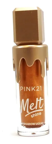 Sombra Ojos Liquida Glitter Metalica Melt Shine De Pink 21