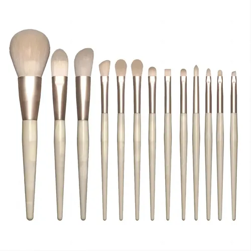 Set De Brochas Para Maquillaje X13 Piezas Kit Completo