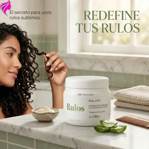 Mascara Rulos Frilayp X240ml Hidratacion Y Elasticidad