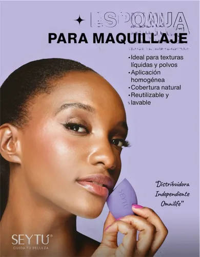 Esponja Para Maquillaje Mediana Seytú Omnilife