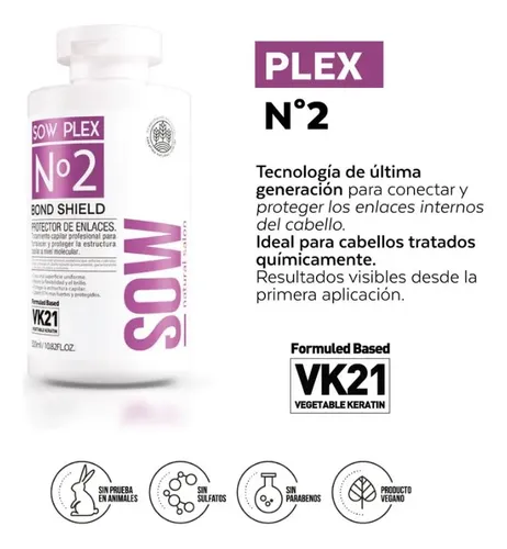 Bond Shield N2 Sow Natural Plex 320ml Potenciador De Enlaces