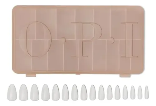 Opi Gelevate Tips Para Soft Gel Almond Medium 640 Unidades