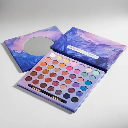 Set Maquillajes Para Dama Sombras Rimel Pinceles Delin Cejas