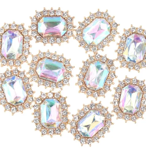 De Imitación Adornos Rosa Claro Rosa Claro 2,1 Cm X 1,7 Cm .