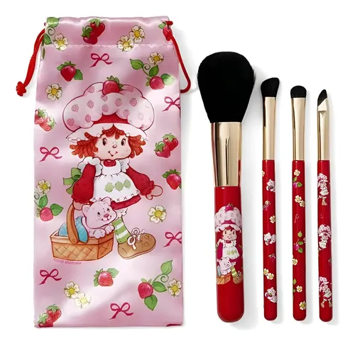 Set De Brochas De Maquillaje De Frutillita