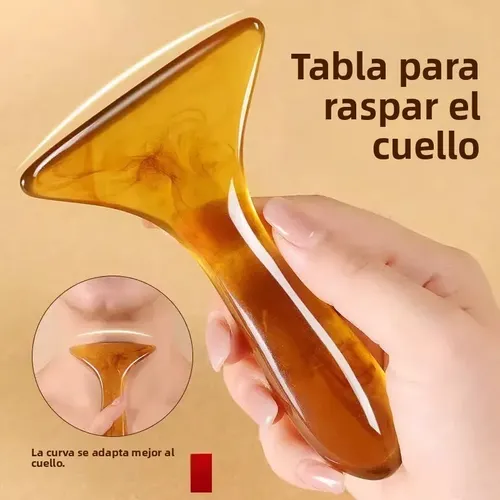 Tabla Plástico Masaje Cuello Facial Mujer #$%