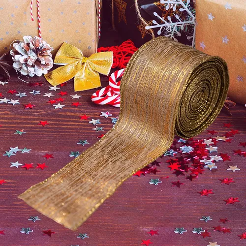 Cinta Navideña De 5 Cm De Ancho Con Lazos Para El Pelo Para